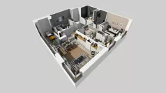 4 pokoje, mieszkanie 69,54 m², piętro 1, oferta nr A/7, Apartamenty Metro Wilanowska, Warszawa, Mokotów, Ksawerów, ul. Pejzażowa 26