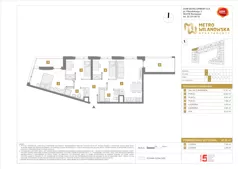 4 pokoje, mieszkanie 62,59 m², piętro 1, oferta nr A/13, Apartamenty Metro Wilanowska, Warszawa, Mokotów, Ksawerów, ul. Pejzażowa 26