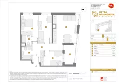 4 pokoje, mieszkanie 69,64 m², piętro 3, oferta nr A/31, Apartamenty Metro Wilanowska, Warszawa, Mokotów, Ksawerów, ul. Pejzażowa 26