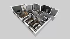 4 pokoje, mieszkanie 72,35 m², piętro 1, oferta nr A/145, Apartamenty Metro Wilanowska, Warszawa, Mokotów, Ksawerów, ul. Pejzażowa 26