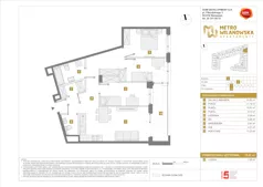 4 pokoje, mieszkanie 78,61 m², piętro 1, oferta nr A/146, Apartamenty Metro Wilanowska, Warszawa, Mokotów, Ksawerów, ul. Pejzażowa 26