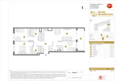 4 pokoje, mieszkanie 75,91 m², piętro 1, oferta nr A/192, Apartamenty Metro Wilanowska, Warszawa, Mokotów, Ksawerów, ul. Pejzażowa 26