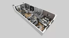 4 pokoje, mieszkanie 75,91 m², piętro 1, oferta nr A/192, Apartamenty Metro Wilanowska, Warszawa, Mokotów, Ksawerów, ul. Pejzażowa 26