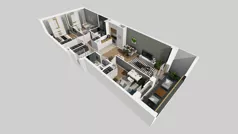 4 pokoje, mieszkanie 75,91 m², piętro 1, oferta nr A/192, Apartamenty Metro Wilanowska, Warszawa, Mokotów, Ksawerów, ul. Pejzażowa 26