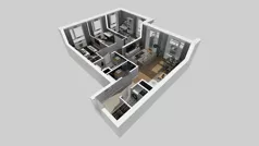 4 pokoje, mieszkanie 77,53 m², piętro 1, oferta nr A/198, Apartamenty Metro Wilanowska, Warszawa, Mokotów, Ksawerów, ul. Pejzażowa 26