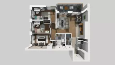 4 pokoje, mieszkanie 77,61 m², piętro 2, oferta nr A/214, Apartamenty Metro Wilanowska, Warszawa, Mokotów, Ksawerów, ul. Pejzażowa 26