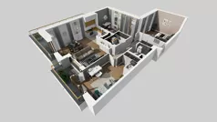 4 pokoje, mieszkanie 86,28 m², piętro 3, oferta nr A/234, Apartamenty Metro Wilanowska, Warszawa, Mokotów, Ksawerów, ul. Pejzażowa 26