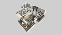 4 pokoje, mieszkanie 67,10 m², piętro 4, oferta nr A/250, Apartamenty Metro Wilanowska, Warszawa, Mokotów, Ksawerów, ul. Pejzażowa 26