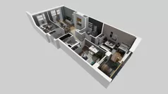 4 pokoje, mieszkanie 69,66 m², piętro 7, oferta nr A/286, Apartamenty Metro Wilanowska, Warszawa, Mokotów, Ksawerów, ul. Pejzażowa 26