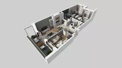 4 pokoje, mieszkanie 69,66 m², piętro 7, oferta nr A/286, Apartamenty Metro Wilanowska, Warszawa, Mokotów, Ksawerów, ul. Pejzażowa 26