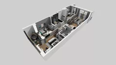 4 pokoje, mieszkanie 69,66 m², piętro 7, oferta nr A/286, Apartamenty Metro Wilanowska, Warszawa, Mokotów, Ksawerów, ul. Pejzażowa 26