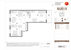 4 pokoje, mieszkanie 73,73 m², piętro 1, oferta nr B/31, Osiedle Wilno 9.2, Warszawa, Targówek, Elsnerów, ul. Rudnicka