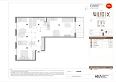 4 pokoje, mieszkanie 73,73 m², piętro 2, oferta nr B/39, Osiedle Wilno 9.2, Warszawa, Targówek, Elsnerów, ul. Rudnicka