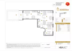 4 pokoje, mieszkanie 75,50 m², parter, oferta nr C/4, Apartamenty Rudnickiego, Warszawa, Bielany, Piaski, ul. Rudnickiego 7