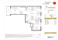 4 pokoje, mieszkanie 75,63 m², piętro 2, oferta nr C/16, Apartamenty Rudnickiego, Warszawa, Bielany, Piaski, ul. Rudnickiego 7