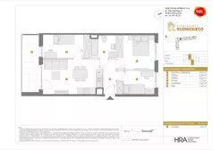 4 pokoje, mieszkanie 60,86 m², piętro 3, oferta nr C/84, Apartamenty Rudnickiego, Warszawa, Bielany, Piaski, ul. Rudnickiego 7