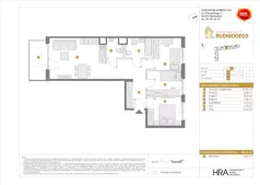 4 pokoje, mieszkanie 66,55 m², piętro 1, oferta nr C/45, Apartamenty Rudnickiego, Warszawa, Bielany, Piaski, ul. Rudnickiego 7