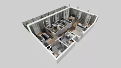 4 pokoje, mieszkanie 78,28 m², parter, oferta nr C/5, Osiedle Urbino 4.2, Warszawa, Włochy, Raków, ul. Szybka