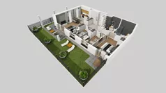 4 pokoje, mieszkanie 78,28 m², parter, oferta nr C/5, Osiedle Urbino 4.2, Warszawa, Włochy, Raków, ul. Szybka