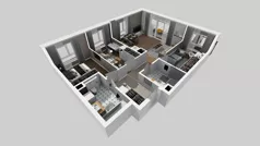 4 pokoje, mieszkanie 72,85 m², piętro 1, oferta nr C/9, Osiedle Urbino 4.2, Warszawa, Włochy, Raków, ul. Szybka