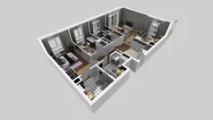 4 pokoje, mieszkanie 78,29 m², piętro 1, oferta nr C/14, Osiedle Urbino 4.2, Warszawa, Włochy, Raków, ul. Szybka