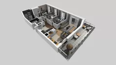 4 pokoje, mieszkanie 78,29 m², piętro 1, oferta nr C/14, Osiedle Urbino 4.2, Warszawa, Włochy, Raków, ul. Szybka