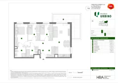 4 pokoje, mieszkanie 78,29 m², piętro 2, oferta nr C/23, Osiedle Urbino 4.2, Warszawa, Włochy, Raków, ul. Szybka