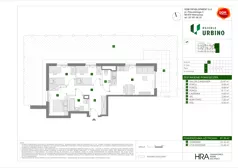 4 pokoje, mieszkanie 67,39 m², parter, oferta nr D/4, Osiedle Urbino 4.2, Warszawa, Włochy, Raków, ul. Szybka