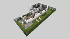 4 pokoje, mieszkanie 67,39 m², parter, oferta nr D/4, Osiedle Urbino 4.2, Warszawa, Włochy, Raków, ul. Szybka