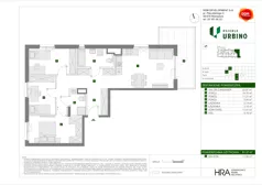 4 pokoje, mieszkanie 81,37 m², piętro 3, oferta nr D/16, Osiedle Urbino 4.2, Warszawa, Włochy, Raków, ul. Szybka