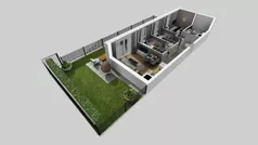 4 pokoje, mieszkanie 59,11 m², piętro 2, oferta nr D/35, Osiedle Urbino 4.2, Warszawa, Włochy, Raków, ul. Szybka