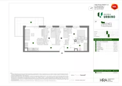 4 pokoje, mieszkanie 59,11 m², piętro 2, oferta nr D/35, Osiedle Urbino 4.2, Warszawa, Włochy, Raków, ul. Szybka