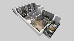 4 pokoje, mieszkanie 74,31 m², parter, oferta nr E/1, Osiedle Urbino 4.3, Warszawa, Włochy, Raków, ul. Szybka