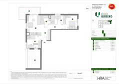 4 pokoje, mieszkanie 64,96 m², piętro 1, oferta nr E/6, Osiedle Urbino 4, Warszawa, Włochy, Raków, ul. Szybka