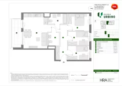 4 pokoje, mieszkanie 74,38 m², piętro 2, oferta nr E/7, Osiedle Urbino 4.3, Warszawa, Włochy, Raków, ul. Szybka