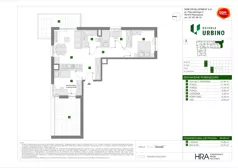 4 pokoje, mieszkanie 64,89 m², piętro 2, oferta nr E/11, Osiedle Urbino 4, Warszawa, Włochy, Raków, ul. Szybka