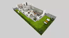 4 pokoje, mieszkanie 73,85 m², piętro 1, oferta nr E/34, Osiedle Urbino 4.3, Warszawa, Włochy, Raków, ul. Szybka