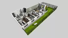 4 pokoje, mieszkanie 73,85 m², piętro 1, oferta nr E/34, Osiedle Urbino 4.3, Warszawa, Włochy, Raków, ul. Szybka