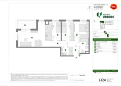 4 pokoje, mieszkanie 73,85 m², piętro 2, oferta nr E/41, Osiedle Urbino 4.3, Warszawa, Włochy, Raków, ul. Szybka