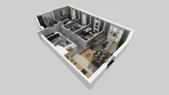 4 pokoje, mieszkanie 74,68 m², piętro 5, oferta nr F/53, Osiedle Urbino 4.3, Warszawa, Włochy, Raków, ul. Szybka
