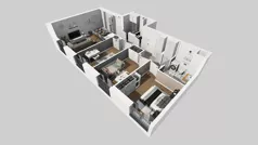 4 pokoje, mieszkanie 75,06 m², piętro 4, oferta nr E/30, Rapsodia 3, Wrocław, Karłowice-Różanka, Różanka, ul. Wołowska