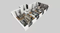 4 pokoje, mieszkanie 75,06 m², piętro 6, oferta nr E/42, Rapsodia 3, Wrocław, Karłowice-Różanka, Różanka, ul. Wołowska