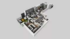 4 pokoje, mieszkanie 72,45 m², parter, oferta nr E/66, Rapsodia 3, Wrocław, Karłowice-Różanka, Różanka, ul. Wołowska