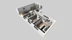 4 pokoje, mieszkanie 81,83 m², piętro 1, oferta nr E/71, Rapsodia 3, Wrocław, Karłowice-Różanka, Różanka, ul. Wołowska