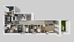 5 pokoi, mieszkanie 85,82 m², parter, oferta nr E/4, Bokserska 71 etap 2.3, Warszawa, Ursynów, Wyczółki, ul. Bokserska