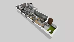 5 pokoi, mieszkanie 85,82 m², parter, oferta nr E/4, Bokserska 71 etap 2.3, Warszawa, Ursynów, Wyczółki, ul. Bokserska
