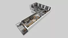 5 pokoi, mieszkanie 85,24 m², piętro 1, oferta nr E/5, Bokserska 71 etap 2.3, Warszawa, Ursynów, Wyczółki, ul. Bokserska