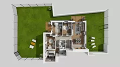 5 pokoi, mieszkanie 101,66 m², parter, oferta nr S/3, Wille Biskupin 2.1, Wrocław, Biskupin-Sępolno-Dąbie-Bartoszowice, Śródmieście, ul. K. Olszewskiego