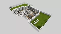 5 pokoi, mieszkanie 101,66 m², parter, oferta nr S/3, Wille Biskupin 2.1, Wrocław, Biskupin-Sępolno-Dąbie-Bartoszowice, Śródmieście, ul. K. Olszewskiego