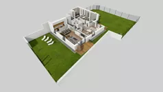 5 pokoi, mieszkanie 101,66 m², parter, oferta nr S/3, Wille Biskupin 2.1, Wrocław, Biskupin-Sępolno-Dąbie-Bartoszowice, Śródmieście, ul. K. Olszewskiego